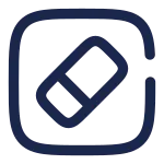 Eraser Square SVG Icon